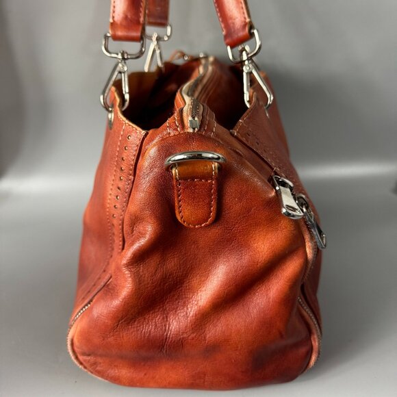 Old Trend Lily Leather Satchel with Crossbody Strap - Picture 5 of 15